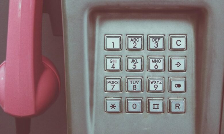 telecommunication contact numbers listed